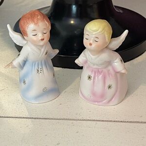 Vintage Japan Schmid Bros pair Kissing Angels